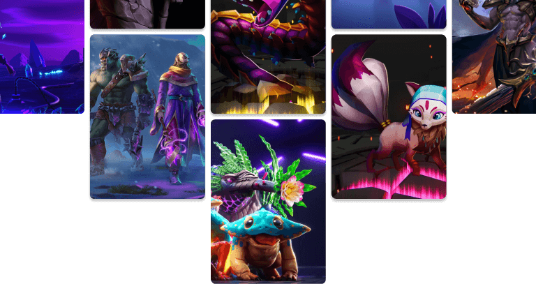 Collage of web3 games